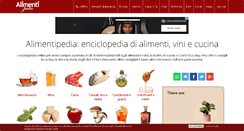 Desktop Screenshot of alimentipedia.it